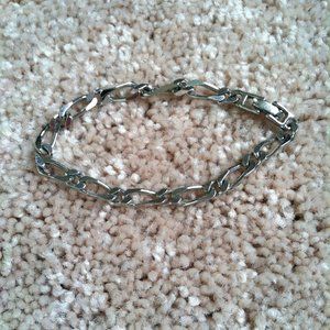 Silver link bracelet